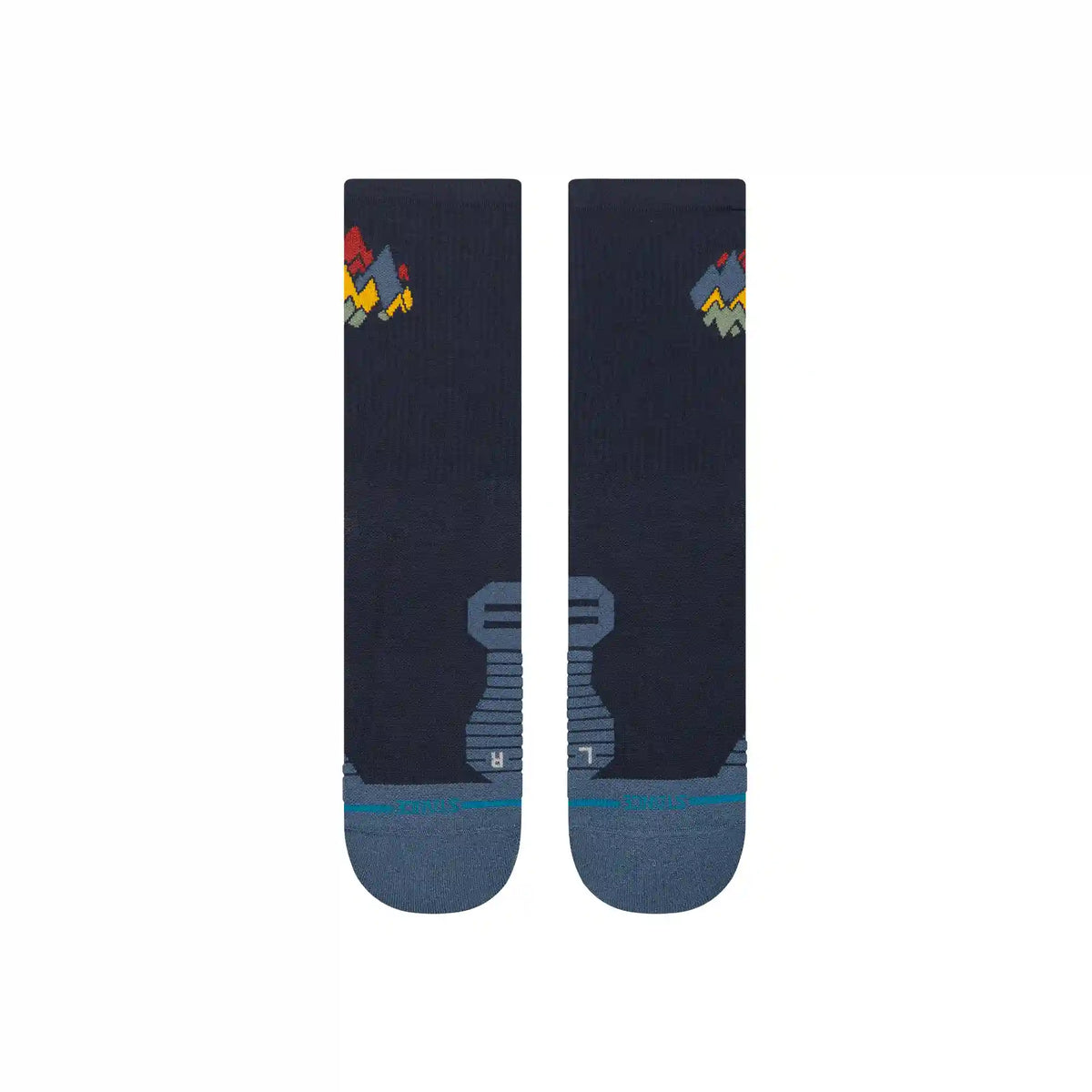 PEAKS RIBBED LIGHT CREW